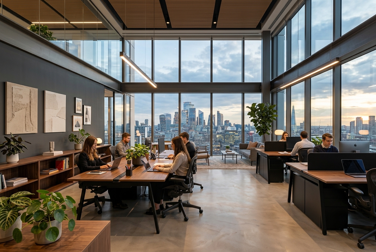 Premium office workspace interior design
